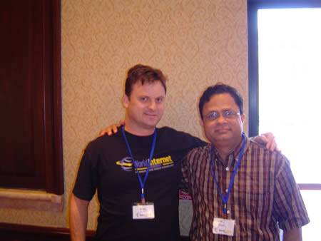 Raghu Suds and me at WIS Dallas