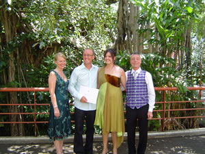 John and June with the married couple