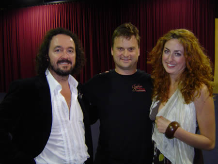 A photo of Alan Forrest Smith, his girlfriend and Bryan Stephens at UYMG Sydney 2008