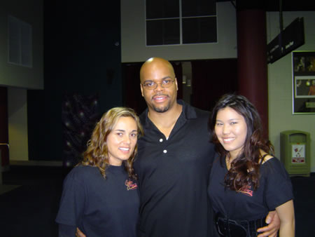 A photo of Joey, Jenifer and Stephen Pierce at UYMG Sydney 2008