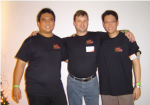 Photo of me with Sern Yi and Jason Tan